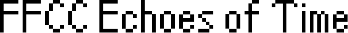 FFCC Echoes of Time Font