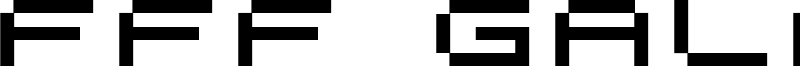 FFF Galaxy Font