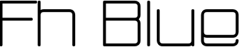 Fh Blue Font