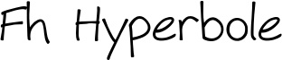 Fh Hyperbole Font