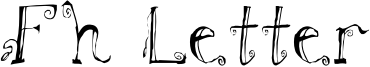 Fh Letter Font