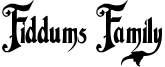 Fiddums Family Font