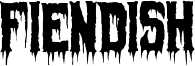 Fiendish Font