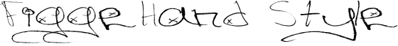 Figge Hand Style Font