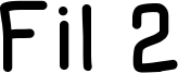 Fil 2 Font