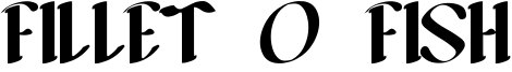 Fillet O Fish Font