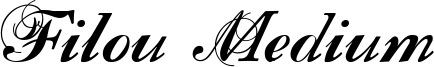 Filou Medium Font