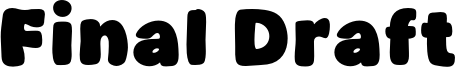 Final Draft Font