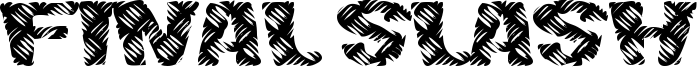 Final Slash Font