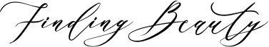 Finding Beauty Font