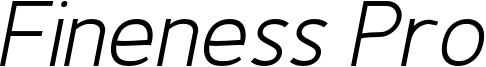 FinenessProLightItalic.otf