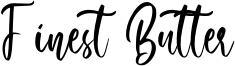 Finest Butter Font