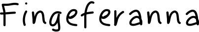 Fingeferanna Font