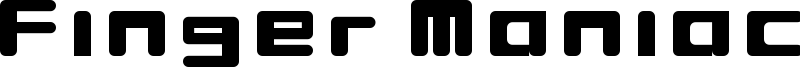 Finger Maniac Font