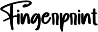 Fingerprint Font
