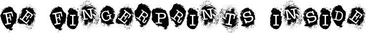 FE Fingerprints Inside Font