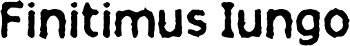Finitimus Iungo Font