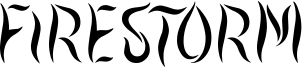 Firestorm Font