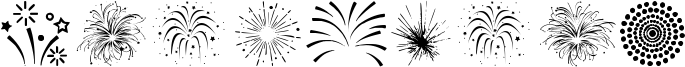 Fireworks Font