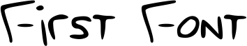 First Font Font