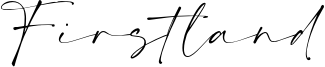 Firstland Font