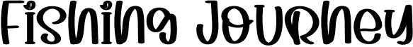 Fishing Journey Font