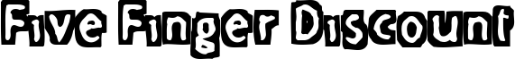 Five Finger Discount Font