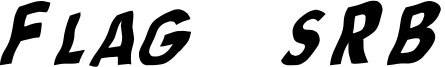 Flag (sRB) Font