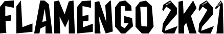 Flamengo 2k21 Font