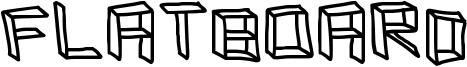 Flatboard Font