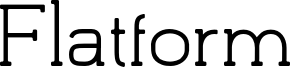 Flatform Font