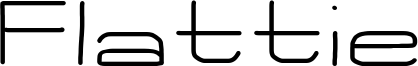 Flattie Font