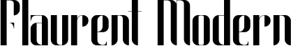 FlaurentModernPersonalUseOnly.ttf