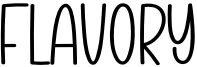 Flavory Font