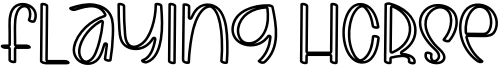 Flaying Horse Font
