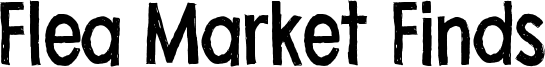 Flea Market Finds Font