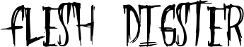 Flesh Digster Font