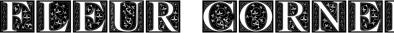 Fleur Corner Caps Font