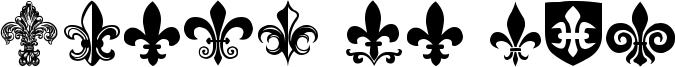Fleur de Lis Font