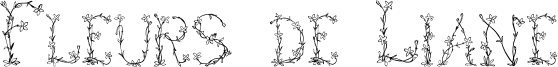 Fleurs de Liane Font