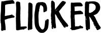 Flicker Font