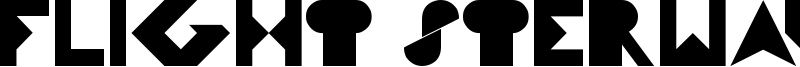 Flight Sterwadess Font