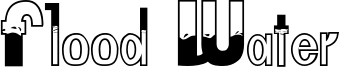 Flood Water Font