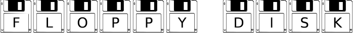 Floppy Disk Font