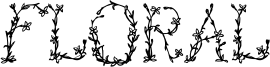 Floral Font