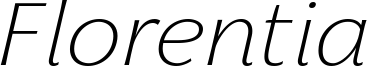 Florentia-Extralight-Italic-trial.ttf