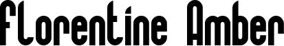 Florentine Amber Font