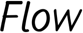 Flow Font