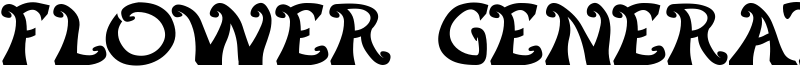 Flower Generation Font