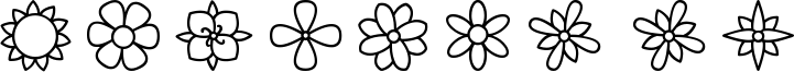 Flowers ST Font